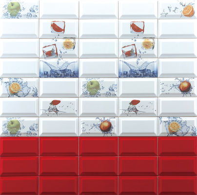 কেনা এএএ গ্রেড সাদা বডি ইন্টেরিয়র রুটি টাইলস ৭৫x১৫২মিমি অনলাইন উত্পাদন