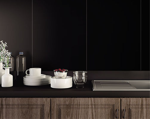 কেনা ব্ল্যাক গ্লাসড পোরসেলান ওয়াল টাইলস 600x1200mm ইনডোর AAA গ্রেড অনলাইন উত্পাদন