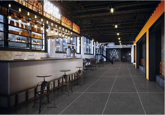 কেনা গভীর ধূসর ৪৮x২৪ তারাখচিত গ্লেজড চীনামাটির টালি অ্যান্টিব্যাকটেরিয়াল মেঝে অনলাইন উত্পাদন