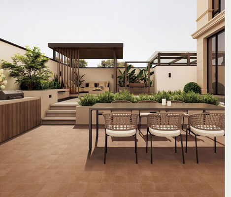 কেনা বাদামী পরিবেশ-বান্ধব সিরামিক ফ্লোর টাইলস ২৪x২৪ কাদা এএএ গ্রেড অনলাইন উত্পাদন