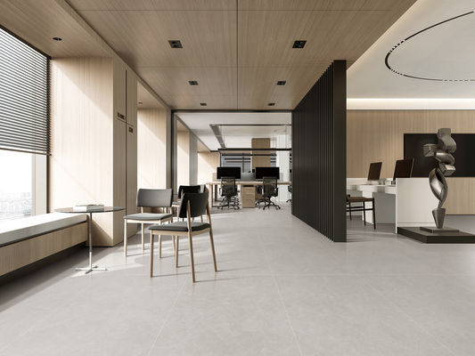 কেনা হালকা ধূসর রেট্রো নরম গ্লাসযুক্ত পোরসেলান ওয়াল টাইলস 48x24 ইঞ্চি অনলাইন উত্পাদন