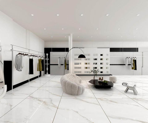 কেনা 1200x1200মিমি সাদা পালিশ করা গ্লেজড চীনামাটির টালি AAA গ্রেড অনলাইন উত্পাদন