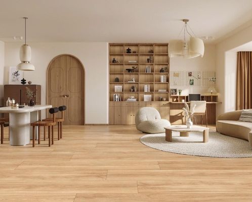 কেনা এএএ গ্রেড ব্রাউন কাঠের পোরসেলান টাইলস 250x1500mm অনলাইন উত্পাদন