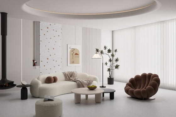 কেনা হালকা ধূসর 600x1200 মিমি এএএ গ্রেড পোরসেলান মেঝে টাইল অনলাইন উত্পাদন