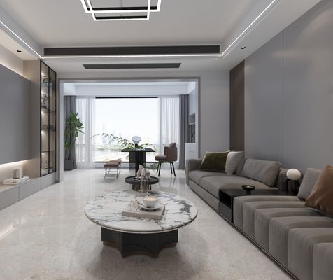 কেনা ধূসর 1000x1000mm কোন বিবর্ণতা নেই পরিধান-প্রতিরোধী ইনডোর ফ্লোর পলিশড গ্লেজড চীনামাটির বাসন টাইলস সজ্জার জন্য অনলাইন উত্পাদন