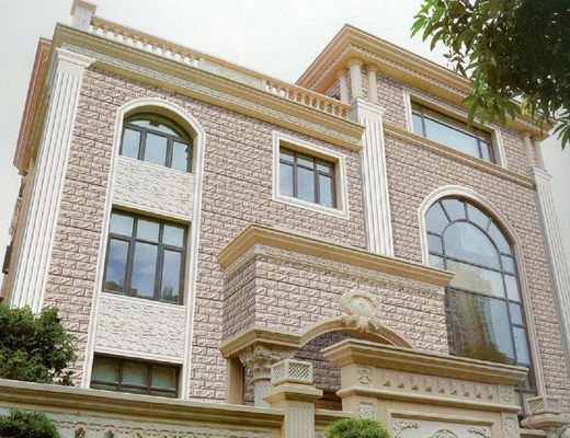 কেনা গ্রেড এএএ আউটডোর পাথর আবরণ টাইলস 100x280mm বেজ হোয়াইট চেরি অনলাইন উত্পাদন