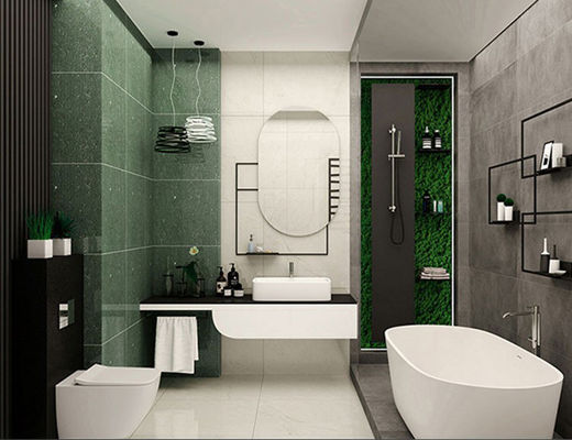 কেনা 600x600 মিমি সবুজ তরমুজ চকচকে পোরসেলান মেঝে টাইল অনলাইন উত্পাদন