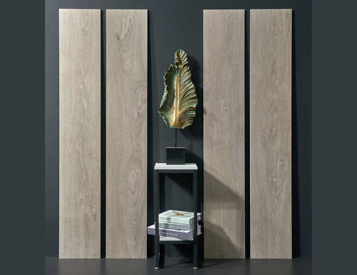 কেনা ধূসর কাঠের পোরসেলান টাইল 250x1500mm সংশোধন প্রান্ত ম্যাট অনলাইন উত্পাদন