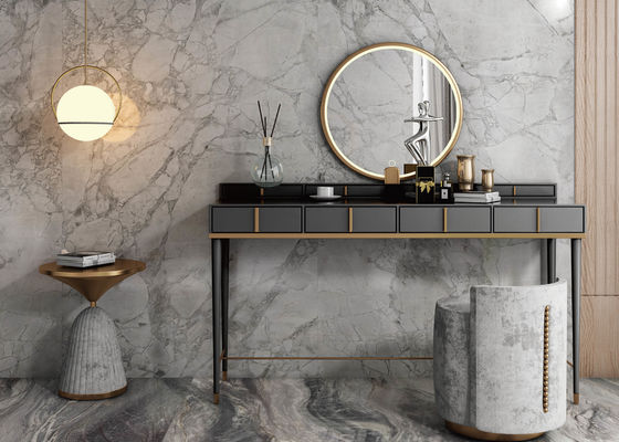 কেনা হোয়াইট ক্লে কোয়ার্টজ সিন্টারড স্টোন স্ল্যাব 1200x2400mm অনলাইন উত্পাদন