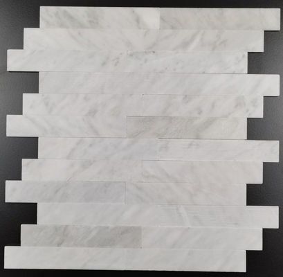 কেনা 300x300মিমি প্রাকৃতিক পাথর মোজাইক টাইল আঠালো সমর্থন সহ অনলাইন উত্পাদন