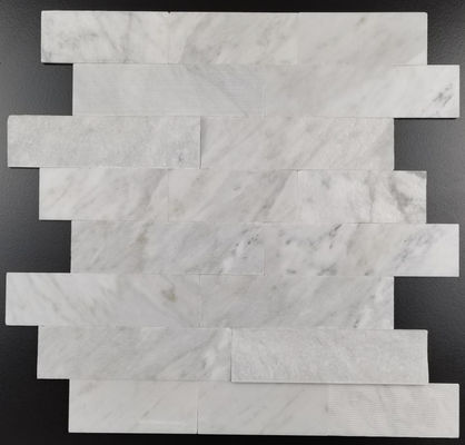 কেনা 4 মিমি প্রাকৃতিক পাথর মোজাইক টাইলস 300x300 মিমি চকচকে রাস্তার অনলাইন উত্পাদন