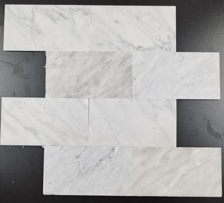 কেনা সাদা মার্বেল মোজাইক টাইল 300x300mm স্ব-আঠালো ওয়াল ডেকোর অনলাইন উত্পাদন