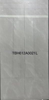 600x1200 মিমি পোলিশ গ্লাসযুক্ত টাইলস চকচকে ধূসর মেঝে দেয়াল ব্যালকনি অফিস ক্যারারা পোসারলেন টাইলস