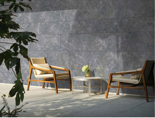 ধূসর স্ক্র্যাচ-প্রতিরোধী আউটডোর স্টোন টাইল 600x1200mm