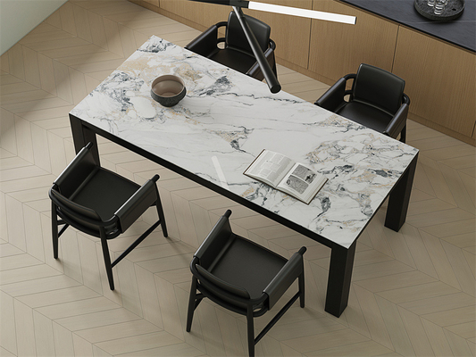 অ্যান্টি-স্লিপ পোলিশ সিন্টারড স্টোন স্ল্যাব 1600x3200mm