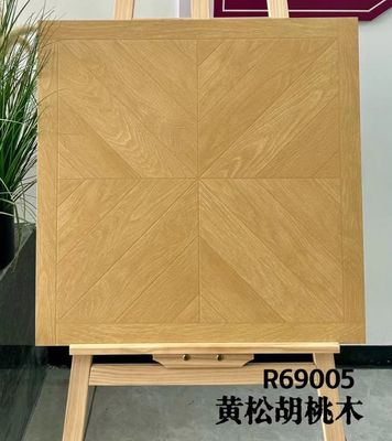 ব্রাউন 600x600mm অ্যান্টিব্যাকটেরিয়াল মেঝে টাইলস এবং বাঁধাই সিরামিক টাইলস ব্যালকনি নকশা জন্য