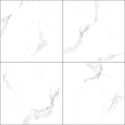 ক্যারারা হোয়াইট পোলিশ পোরসেলান টাইল 800x800 মিমি অ-স্লিপ