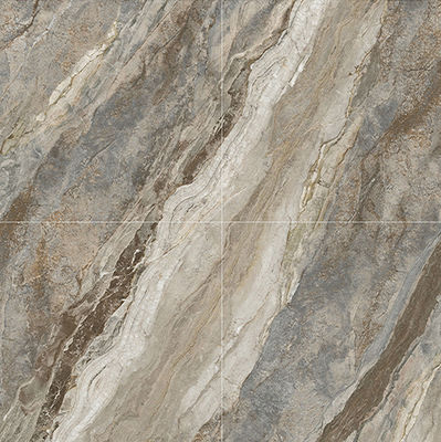 দাগ-প্রতিরোধী ব্রাউন ১mx১m পলিশ করা বিলাসবহুল স্টোন টাইলস বিল্ডিং নির্মাণের জন্য ৩টি শৈলী