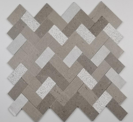 প্রাকৃতিক পাথর স্ব-আঠালো মোজাইক টাইলস 300x300mm