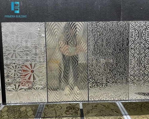 3D ইনজেক্ট সোনার লাইন চীনামাটির টালি 300x600mm 10mm AAA গ্রেড